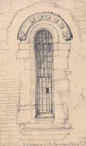 Raam aan de Noordzijde van Burnham Ulph Kerk, Norfolk